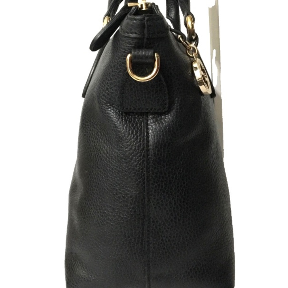 Authentic Gucci Black Leather Convertible Bag with COA - Picture 3 of 15